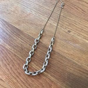 Ann Taylor gold crystal chain